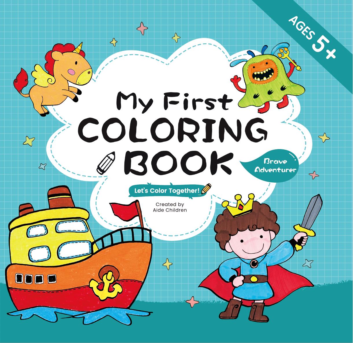 My First Coloring Book cover