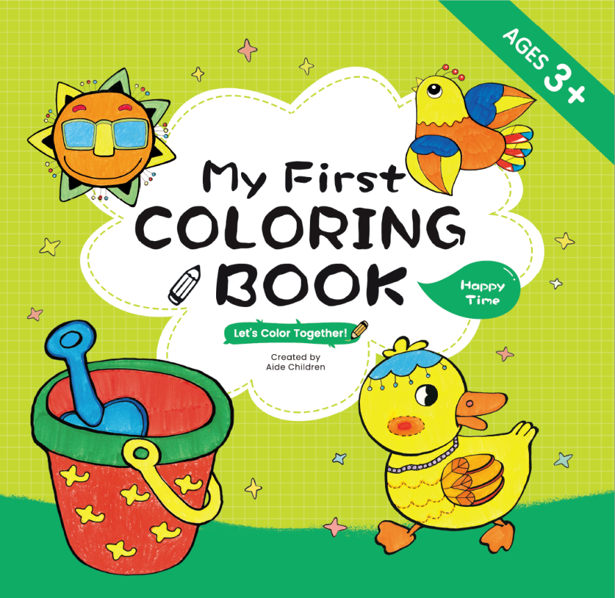My First Coloring Book - Happy Time cover